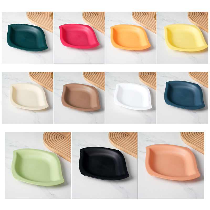 Mango kujuline suupiste taldrik, karikatuuri stiilis, kukkumiskindel, paks plastik