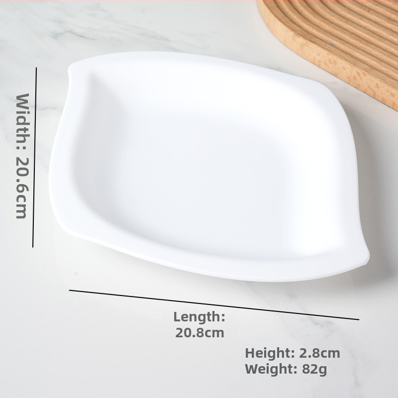 Mango kujuline suupiste taldrik, karikatuuri stiilis, kukkumiskindel, paks plastik