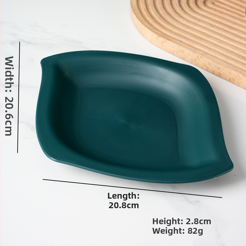 Mango kujuline suupiste taldrik, karikatuuri stiilis, kukkumiskindel, paks plastik