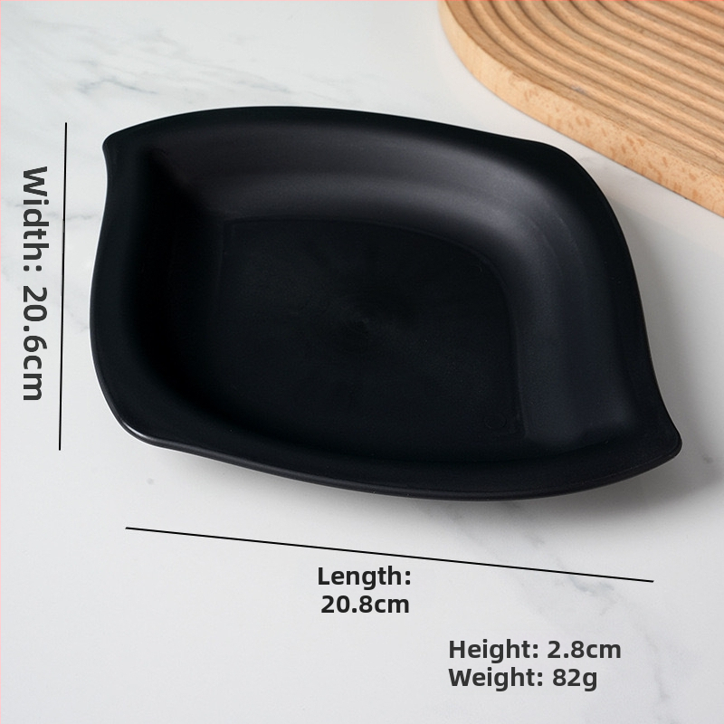 Mango kujuline suupiste taldrik, karikatuuri stiilis, kukkumiskindel, paks plastik