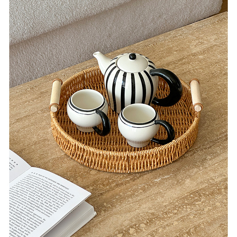 Fotorekvizīte fotografēšanai – korejas stilā imitē rotangas, plastmasas konstrukcija – dekoratīvs izstādīšanas groziņš