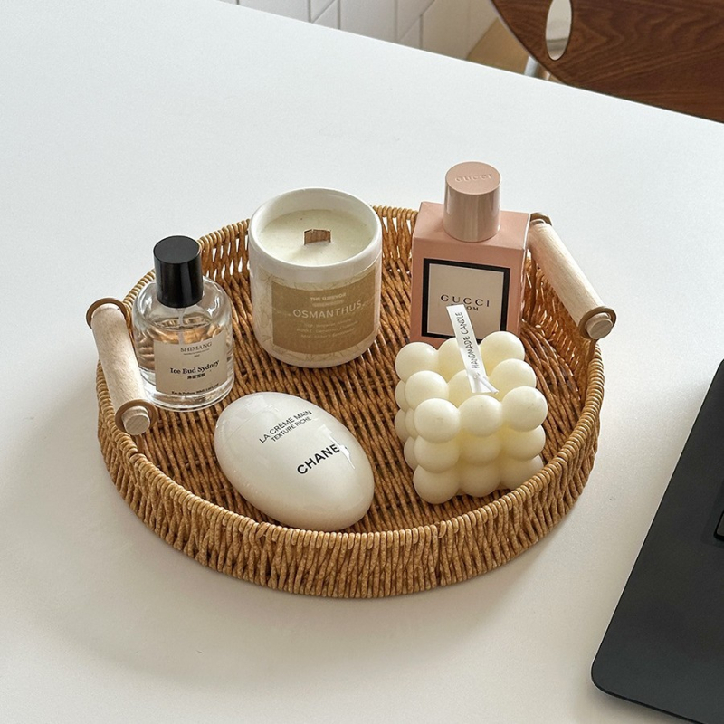 Fotorekvizīte fotografēšanai – korejas stilā imitē rotangas, plastmasas konstrukcija – dekoratīvs izstādīšanas groziņš