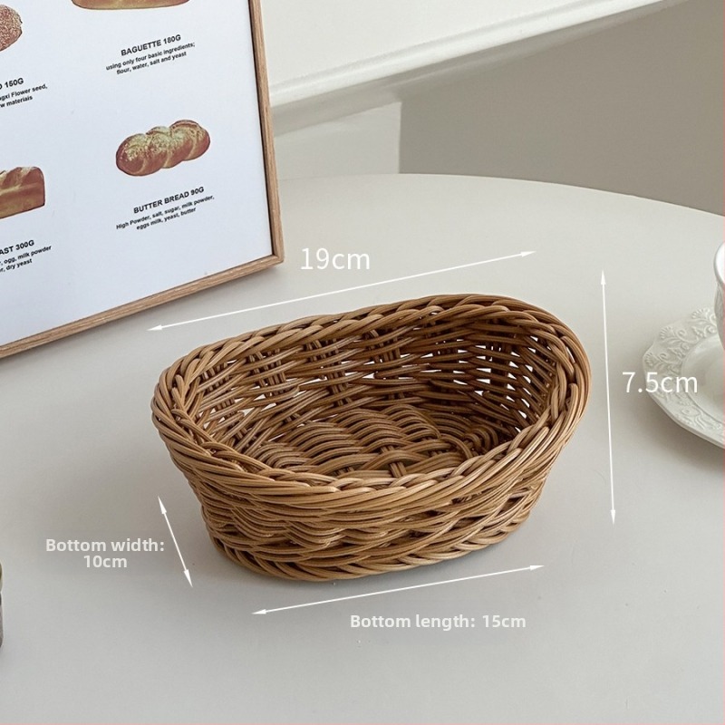 Fotorekvizīte fotografēšanai – korejas stilā imitē rotangas, plastmasas konstrukcija – dekoratīvs izstādīšanas groziņš