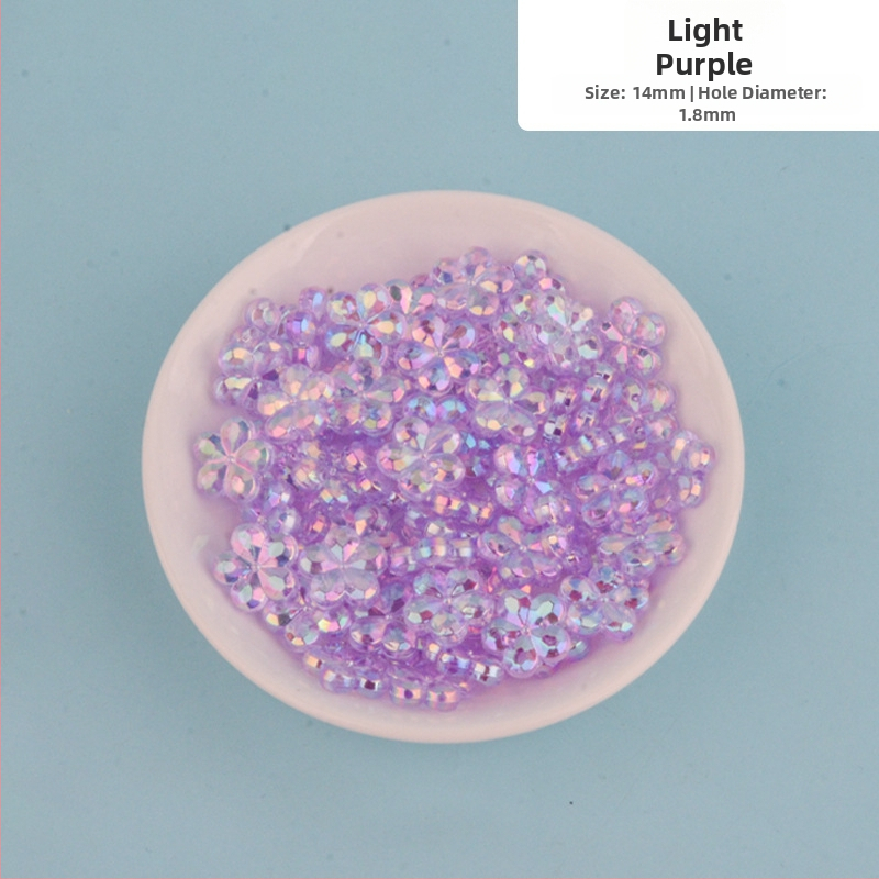 Prozračne perforirane AB perle u obliku cvijeta šljive, ručno izrađene komponente za DIY dječje nakit