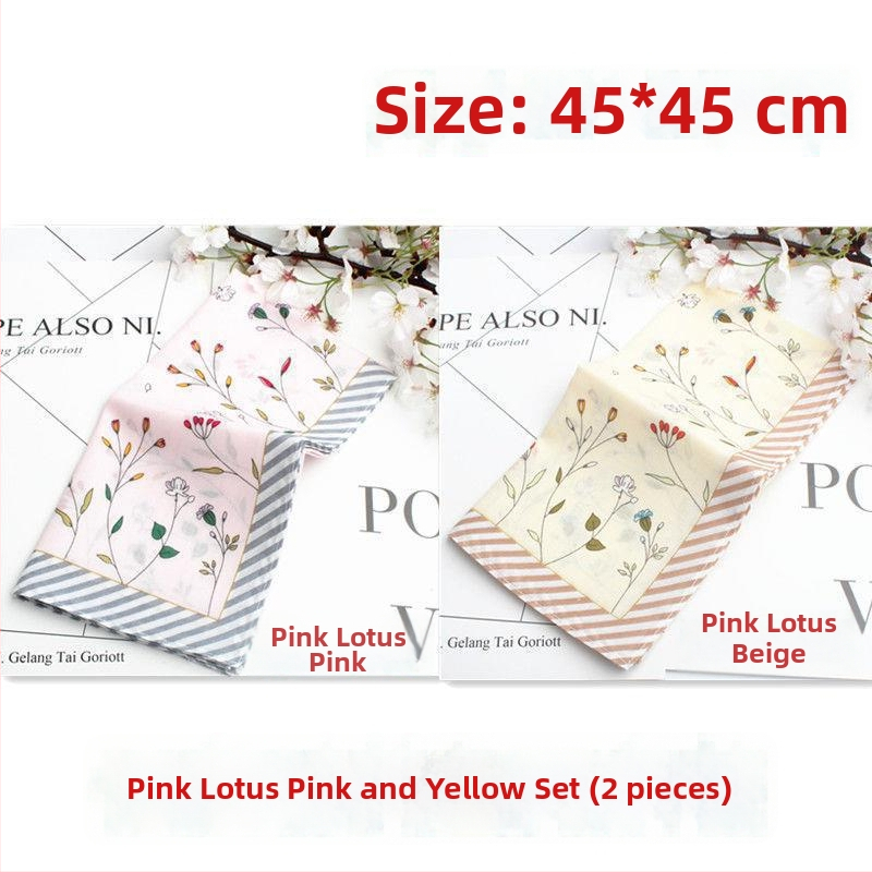 Sieviešu kabatas lakatiņš Japāņu stilā ar apdruku - Zīmols: Nian Tong - Materiāls: Cits