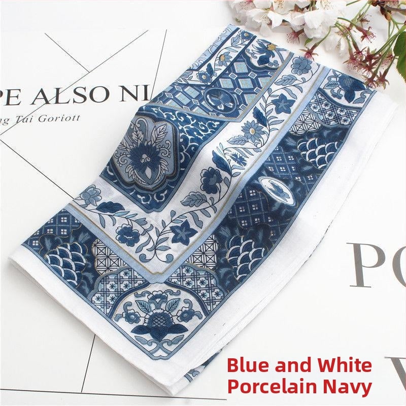 Sieviešu kabatas lakatiņš Japāņu stilā ar apdruku - Zīmols: Nian Tong - Materiāls: Cits