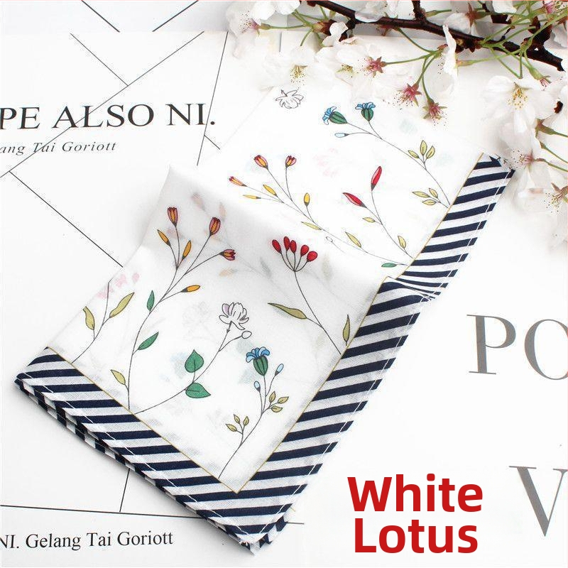 Sieviešu kabatas lakatiņš Japāņu stilā ar apdruku - Zīmols: Nian Tong - Materiāls: Cits