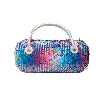 Weika pūkų vaikiška rankinė su gėlės šypsenos dizainu, išsiuvinėtas audinys