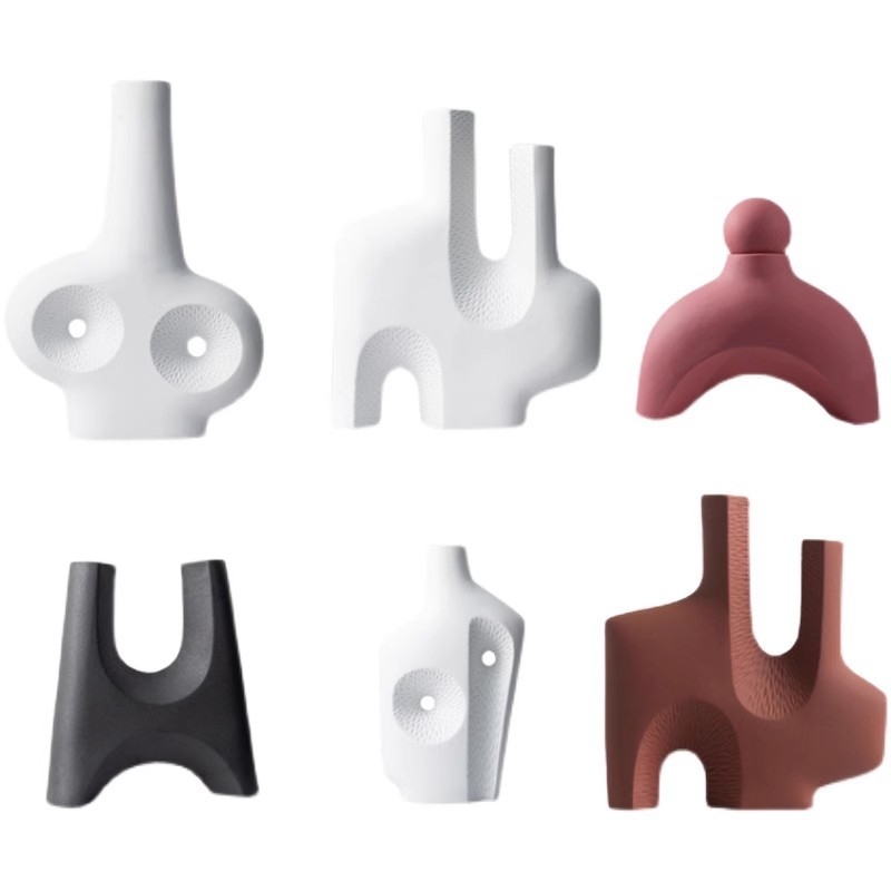 Geometrijska keramička vaza, moderni minimalistički stil (Materijal: keramika; Brend: Jade Jane; Kategorija: Geometrijski oblik; Pakiranje: kartonska ambalaža; Stil: modern i minimalistički)