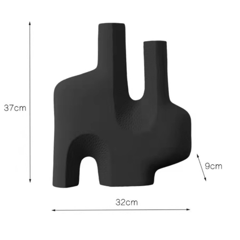 Geometrijska keramička vaza, moderni minimalistički stil (Materijal: keramika; Brend: Jade Jane; Kategorija: Geometrijski oblik; Pakiranje: kartonska ambalaža; Stil: modern i minimalistički)