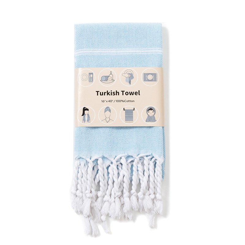 Памучна кухненска кърпа за чай, с печат на лого, възможност за персонализация, тегло 100 g, бързосъхнеща, абсорбция 0–5 s