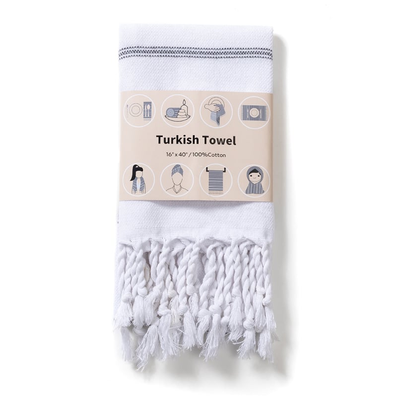 Памучна кухненска кърпа за чай, с печат на лого, възможност за персонализация, тегло 100 g, бързосъхнеща, абсорбция 0–5 s