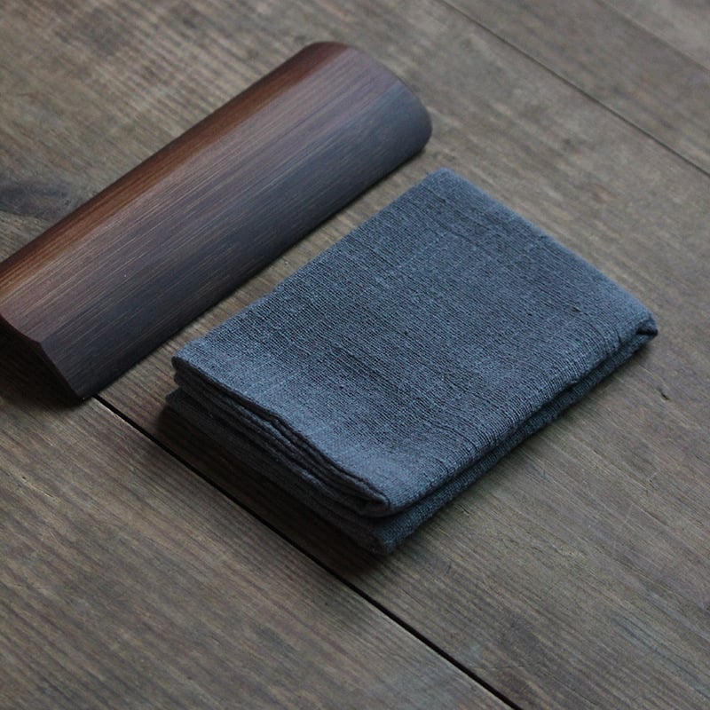 Квадратна чайна кърпа, ръчно изработена, чист памук, с печатано лого, възможно персонализиране, водопоглъщане 5–10 сек