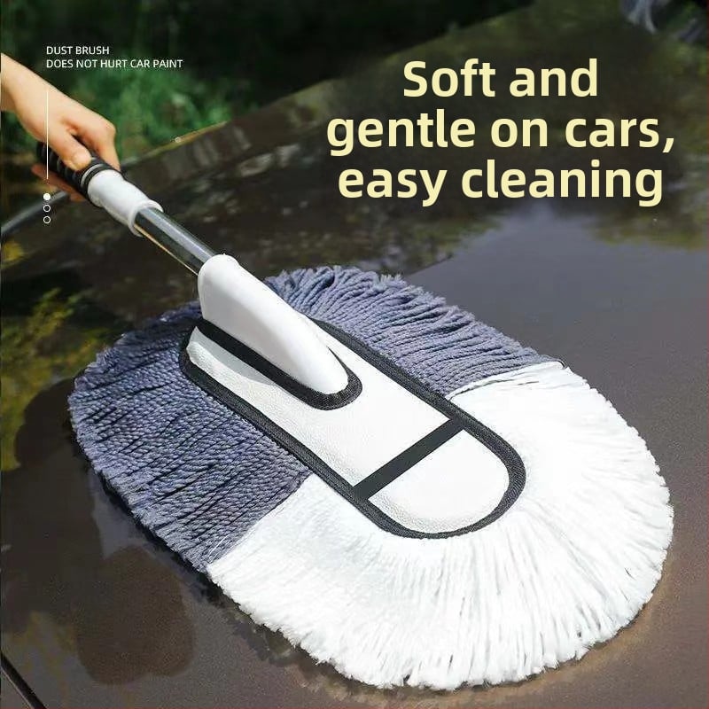 Auto puhastusharja pehmete harjastega – kriimustamata; nano-harjad + insenerplast + roostevaba teras