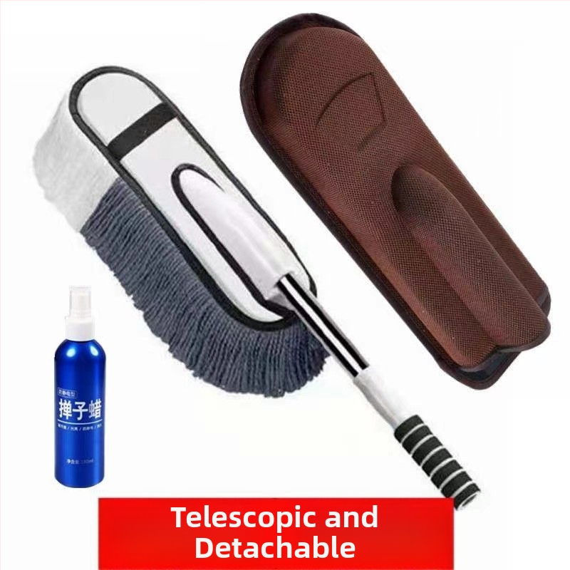 Auto puhastusharja pehmete harjastega – kriimustamata; nano-harjad + insenerplast + roostevaba teras