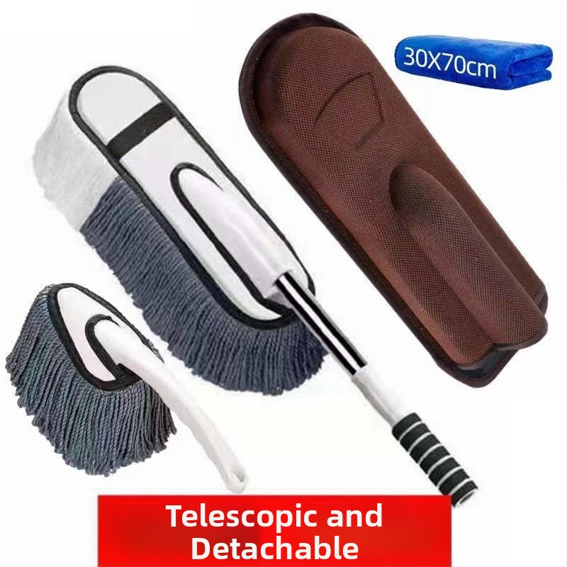 Auto puhastusharja pehmete harjastega – kriimustamata; nano-harjad + insenerplast + roostevaba teras