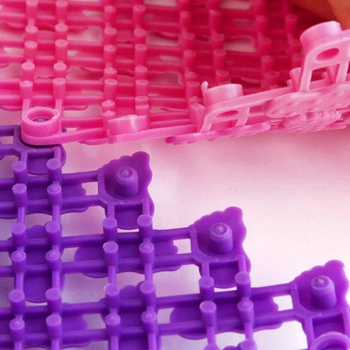 Modulinis neslidus vonios kilimėlis, iš plastiko, modernus paprastas dizainas