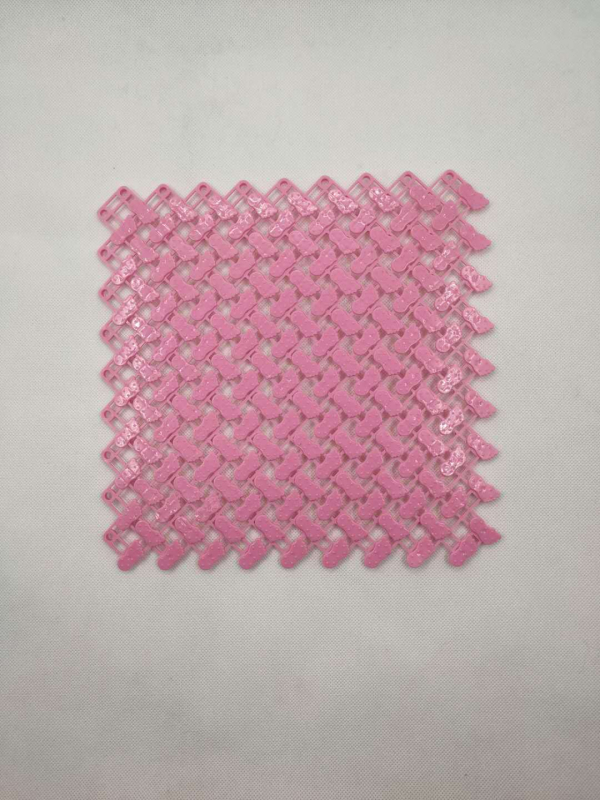 Modulinis neslidus vonios kilimėlis, iš plastiko, modernus paprastas dizainas