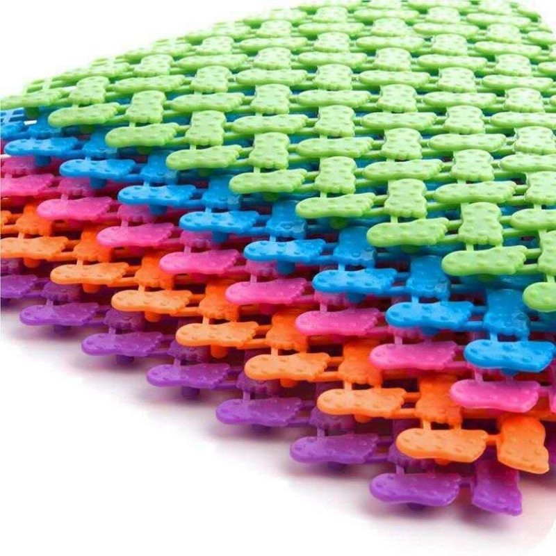 Modulinis neslidus vonios kilimėlis, iš plastiko, modernus paprastas dizainas