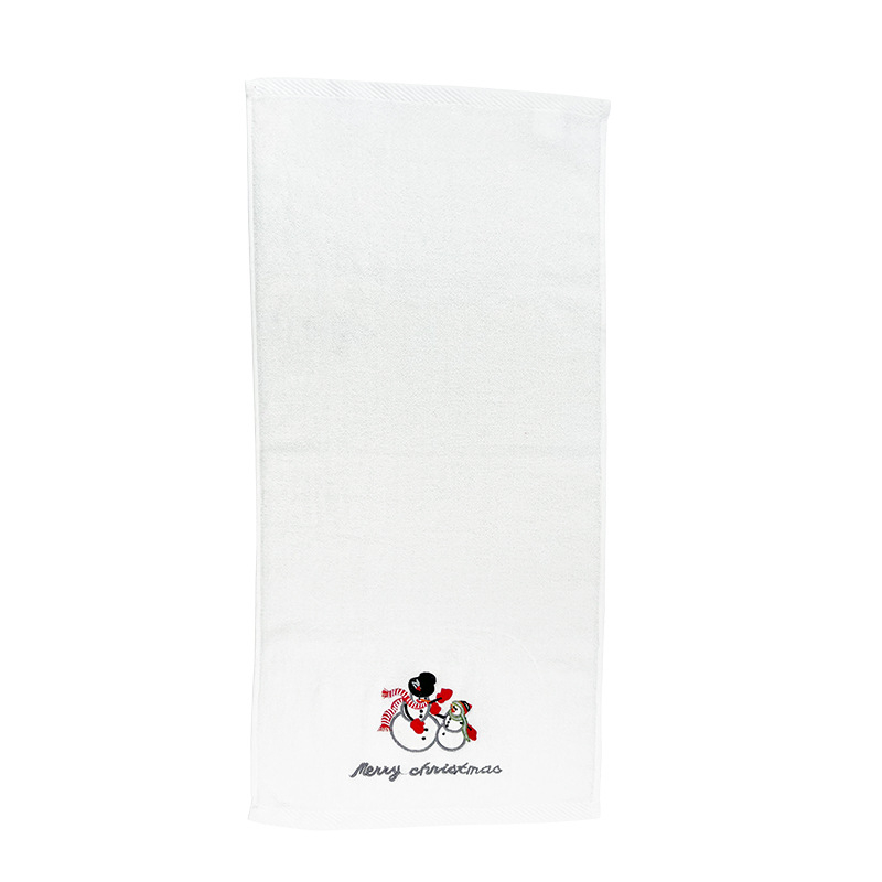 Božićni ručnici od 100% pamuka s vezom, 40×65 cm, 3-djelni set kuhinjskih ručnika i ručnika za ruke