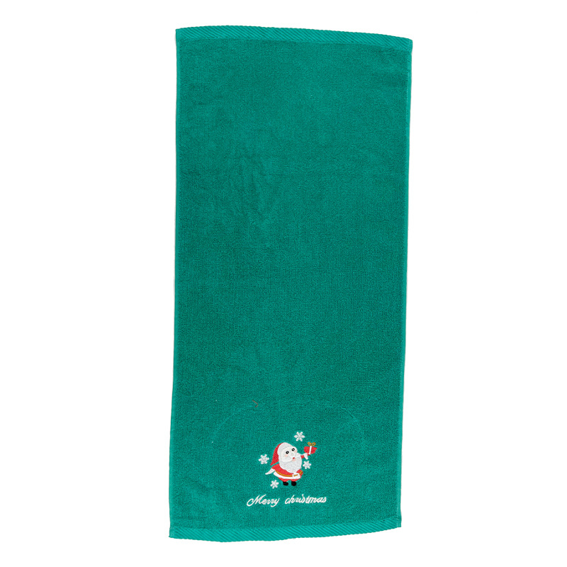 Božićni ručnici od 100% pamuka s vezom, 40×65 cm, 3-djelni set kuhinjskih ručnika i ručnika za ruke