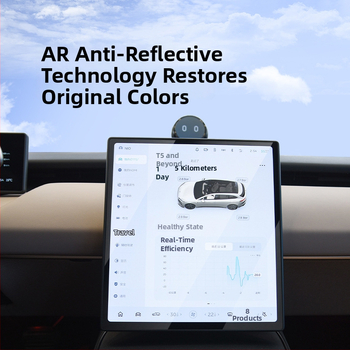 Tesla Model 3/Model Y centrinio ekrano apsauginis stiklas — grūdintas stiklas, greita montavimas, atsparus įbrėžimams, atsparus pirštų antspaudams, temperatūrų atsparumas