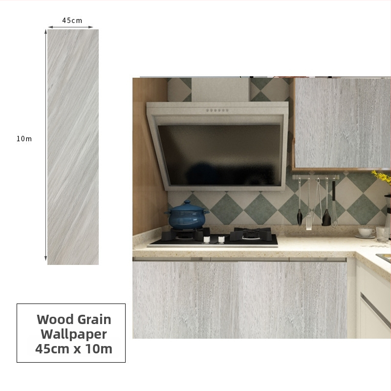 PVC koka graudu faktūras pašlīmējamā tapete sienām un mēbeļu renovācijai, ūdensizturīga sienas pārklājums