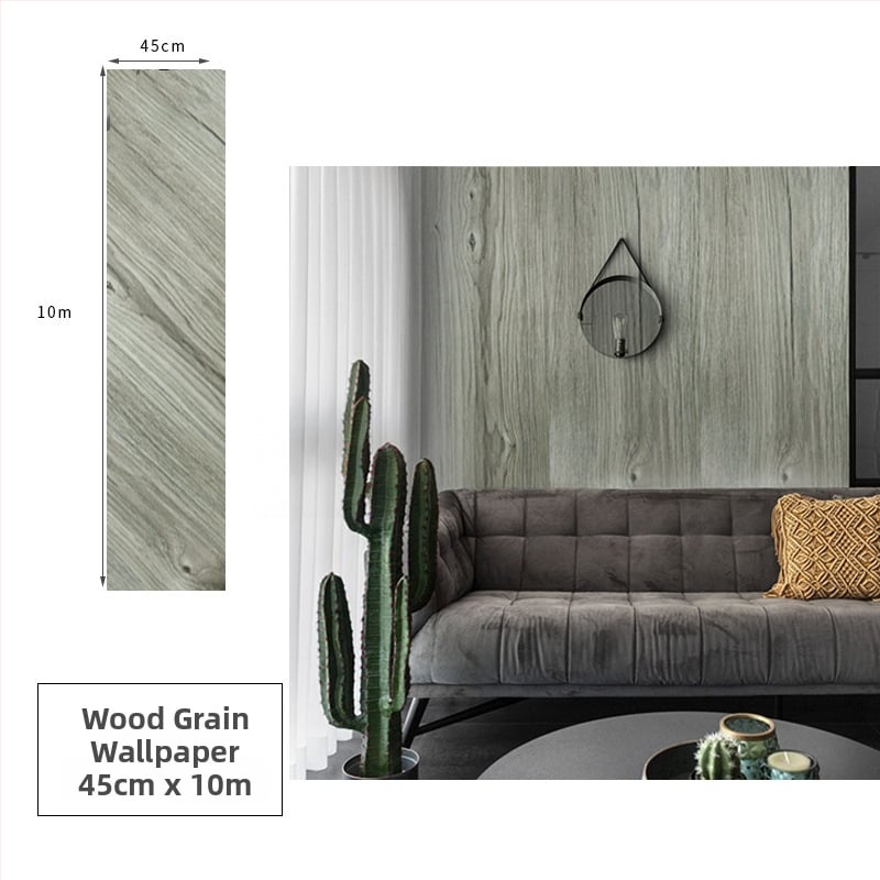 PVC koka graudu faktūras pašlīmējamā tapete sienām un mēbeļu renovācijai, ūdensizturīga sienas pārklājums