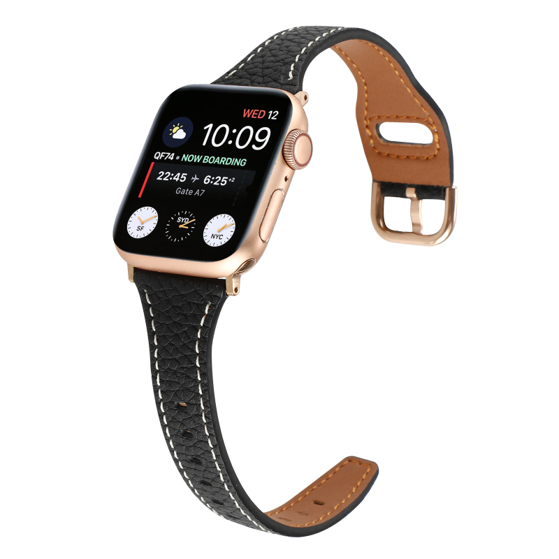 Ženski kožni remen za Apple Watch, 38–49 mm, jesen–ljeto stil