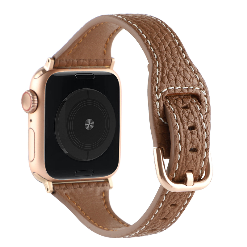 Ženski kožni remen za Apple Watch, 38–49 mm, jesen–ljeto stil
