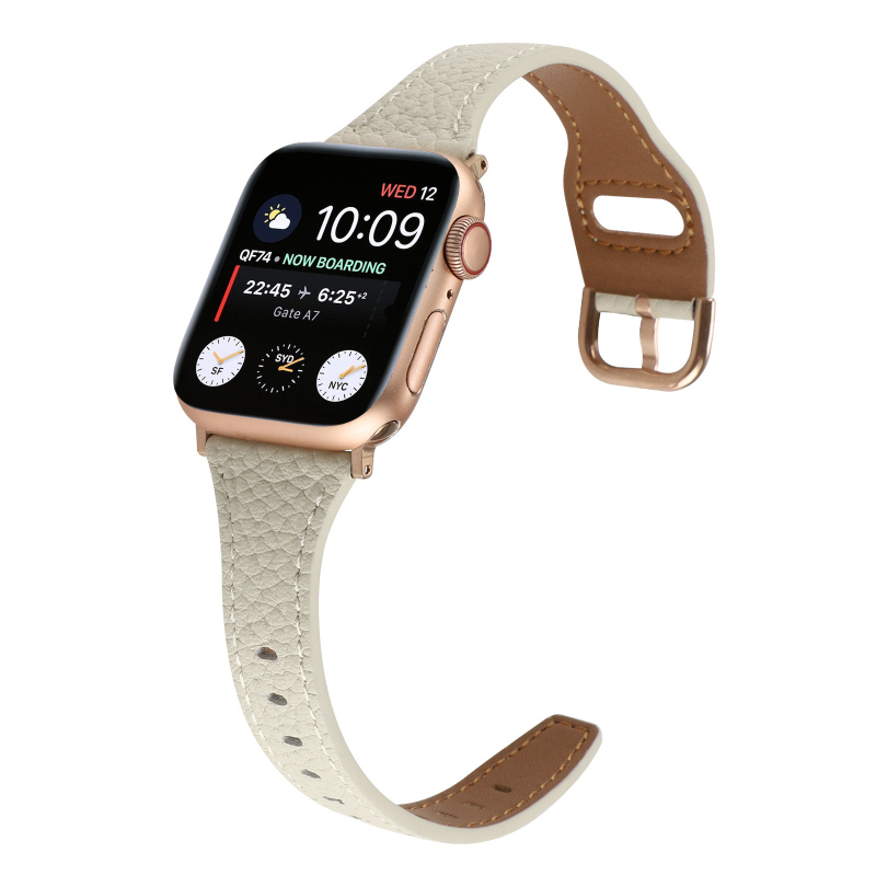 Ženski kožni remen za Apple Watch, 38–49 mm, jesen–ljeto stil