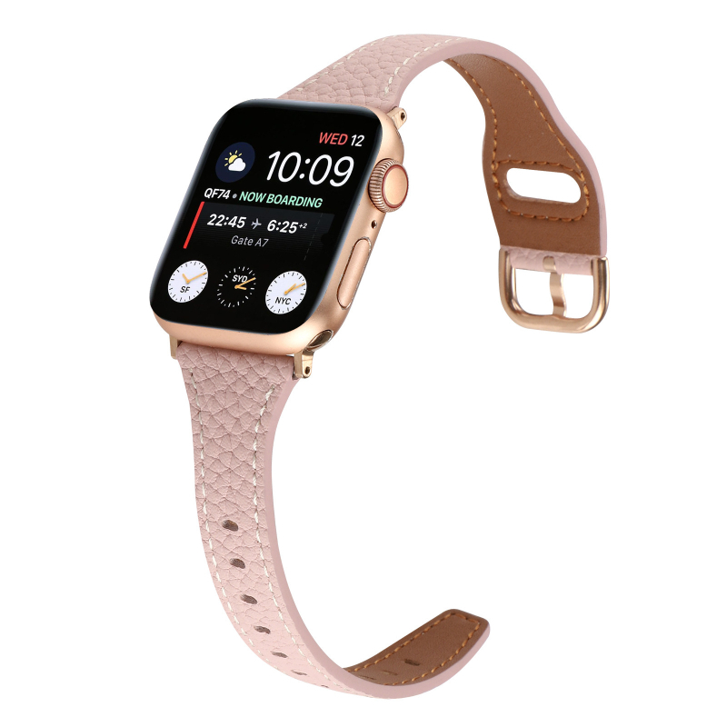 Ženski kožni remen za Apple Watch, 38–49 mm, jesen–ljeto stil
