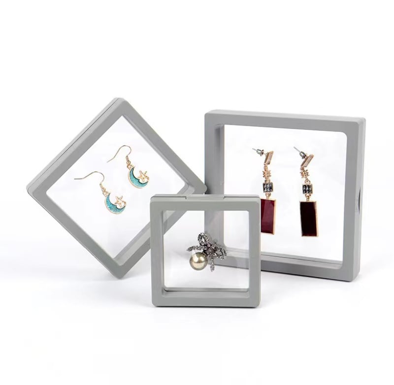 Kellade ja käevõrude pakkekarp PE-filmi suspensioonpakendiga, plastikust, pakenditüüp: karp, üldine pakkimine, Xiangtai bränd — alus ümmargune või ruudukujuline