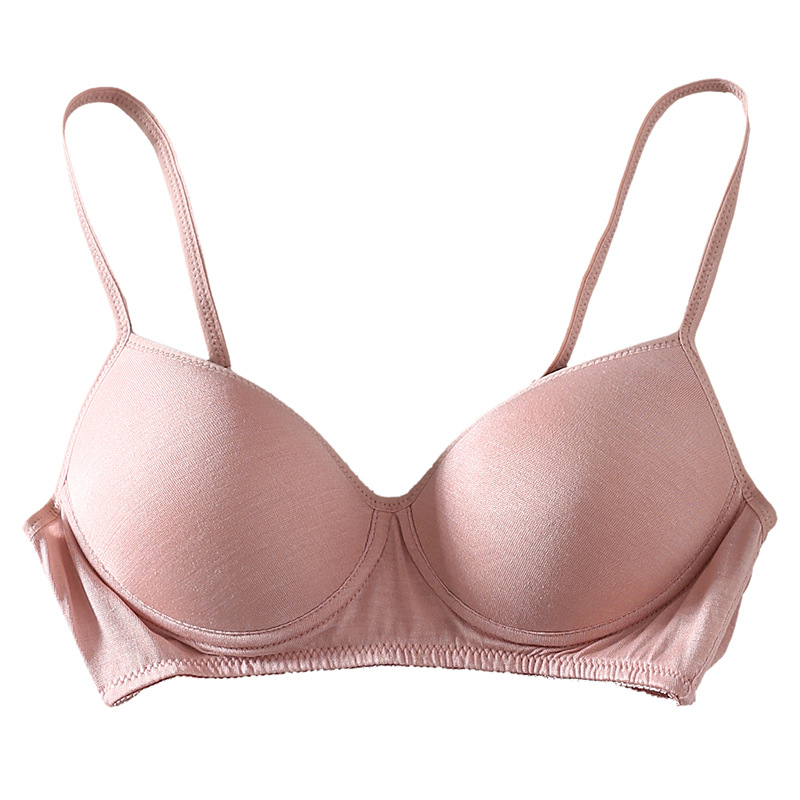 Sportski grudnjak od svile, bez čeličnih krugova, 3/4 košarice, tanko oblikovani košarica, prozračna svila