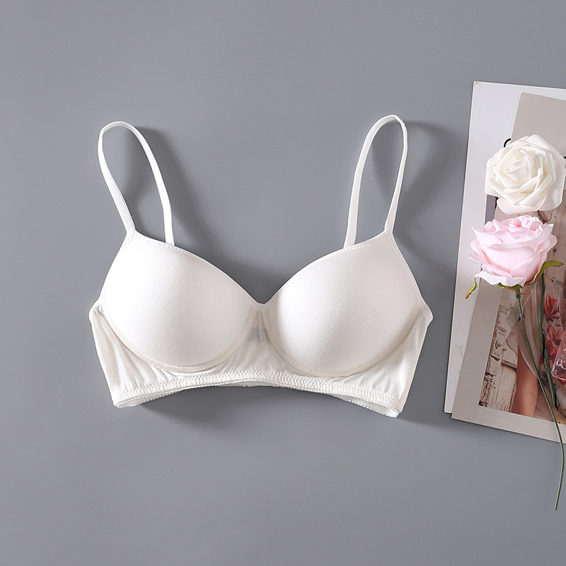 Sportski grudnjak od svile, bez čeličnih krugova, 3/4 košarice, tanko oblikovani košarica, prozračna svila