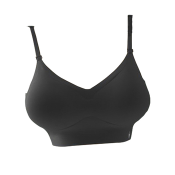 Melltartó, vezeték nélküli, összegyűjtött kosarak, U-hát, 3/4 kosár, levehető dupla vállpántok, formázott kosár (felső rész vékony, alsó rész vastag) | nylon