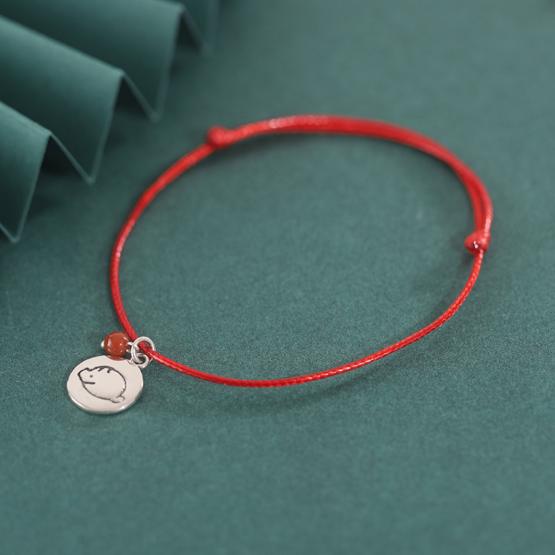 Narukvica od 925 srebra, pleteni dizajn sa zodijakalnim životinjskim motivima, unisex, retro stil književnosti i umjetnosti