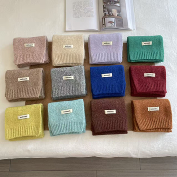 Fular de iarnă pentru copii, material tricotat moale, etichetă în stil coreean, unisex, Elmo beibei