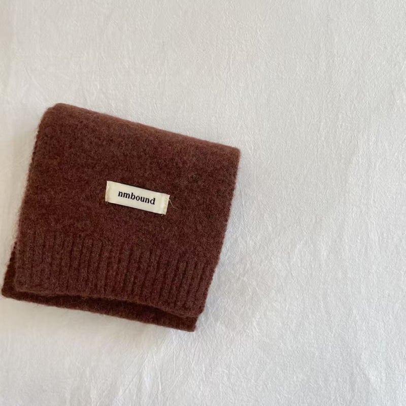 Fular de iarnă pentru copii, material tricotat moale, etichetă în stil coreean, unisex, Elmo beibei