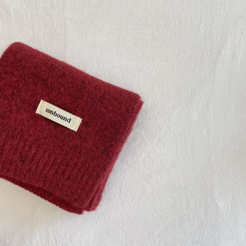 Fular de iarnă pentru copii, material tricotat moale, etichetă în stil coreean, unisex, Elmo beibei