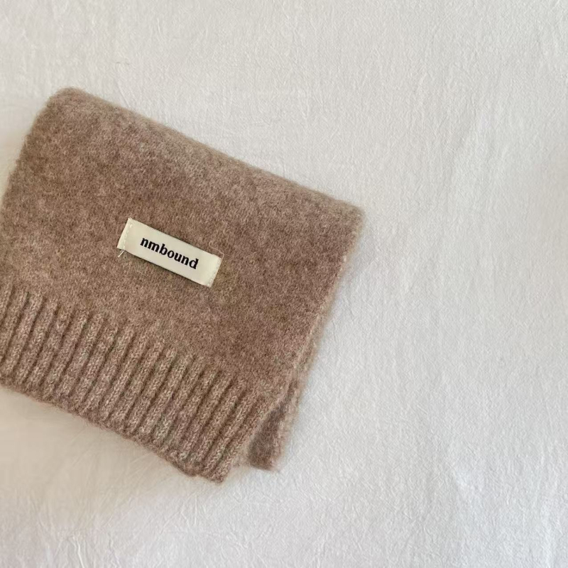 Fular de iarnă pentru copii, material tricotat moale, etichetă în stil coreean, unisex, Elmo beibei