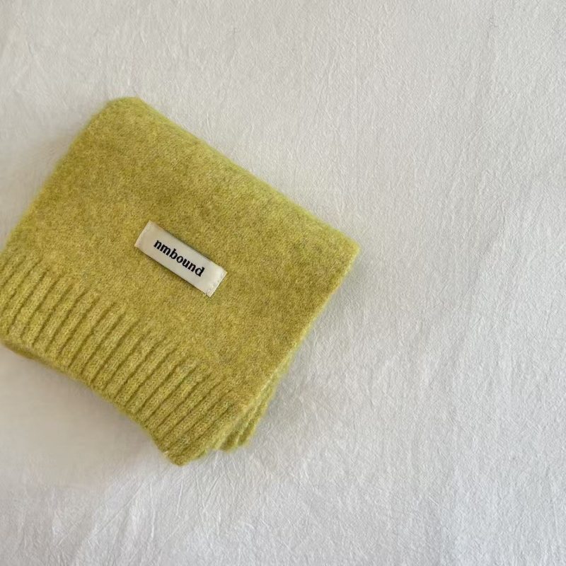 Fular de iarnă pentru copii, material tricotat moale, etichetă în stil coreean, unisex, Elmo beibei