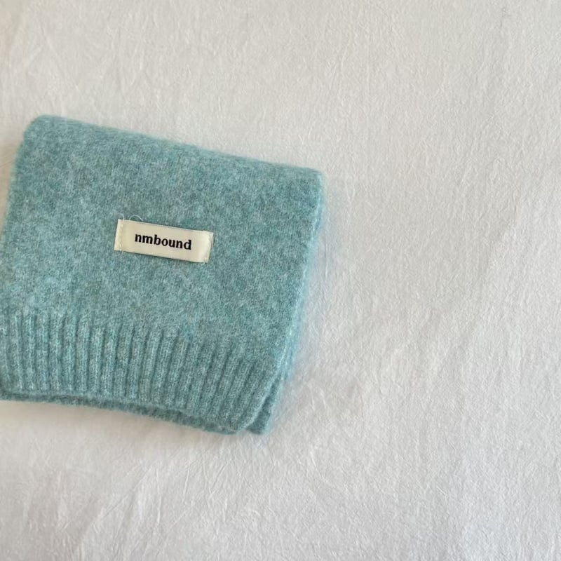 Fular de iarnă pentru copii, material tricotat moale, etichetă în stil coreean, unisex, Elmo beibei