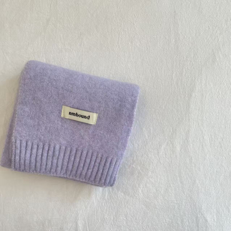 Fular de iarnă pentru copii, material tricotat moale, etichetă în stil coreean, unisex, Elmo beibei