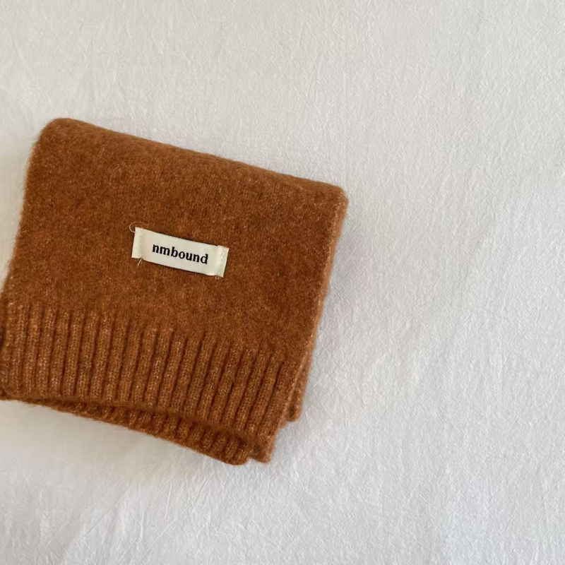 Fular de iarnă pentru copii, material tricotat moale, etichetă în stil coreean, unisex, Elmo beibei