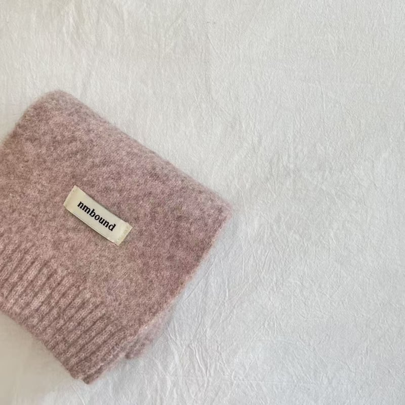 Fular de iarnă pentru copii, material tricotat moale, etichetă în stil coreean, unisex, Elmo beibei