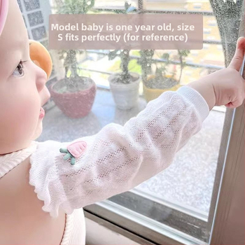 Bērnu saules aizsargājošas piedurknes, elpojošas, pret odiem, roku aizsardzība zīdaiņiem