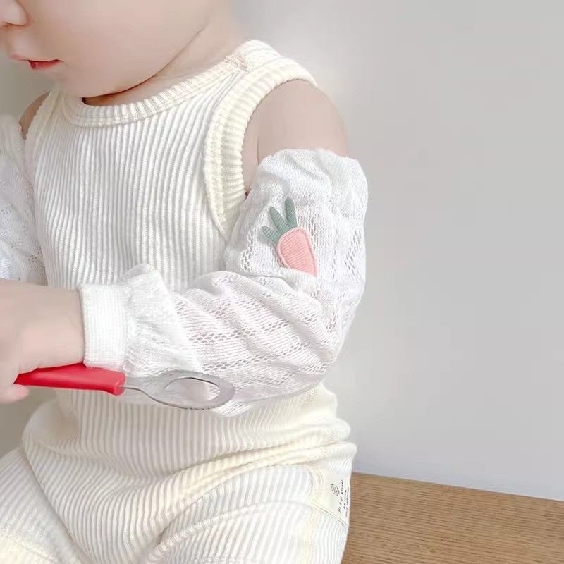 Bērnu saules aizsargājošas piedurknes, elpojošas, pret odiem, roku aizsardzība zīdaiņiem