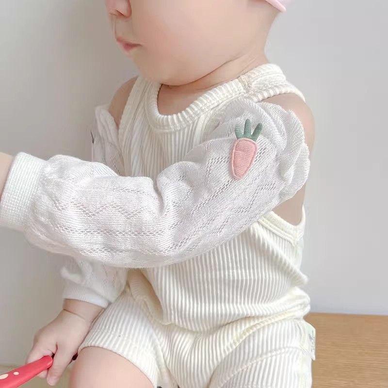 Bērnu saules aizsargājošas piedurknes, elpojošas, pret odiem, roku aizsardzība zīdaiņiem