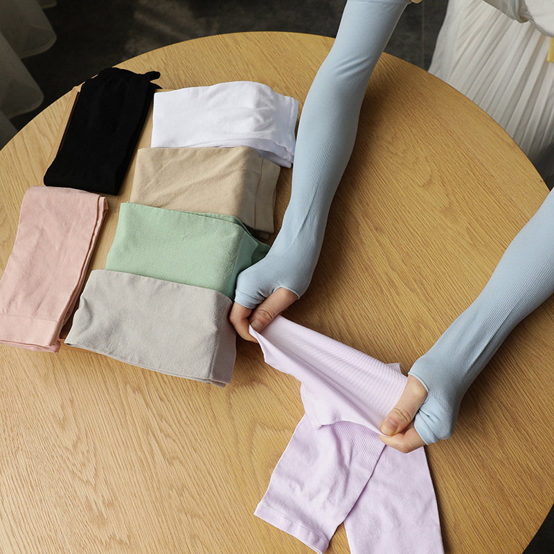 Lang Hao Manșete pentru antebrațe cu repelent împotriva țânțarilor și protecție UV pentru ciclism în aer liber, nylon 90%